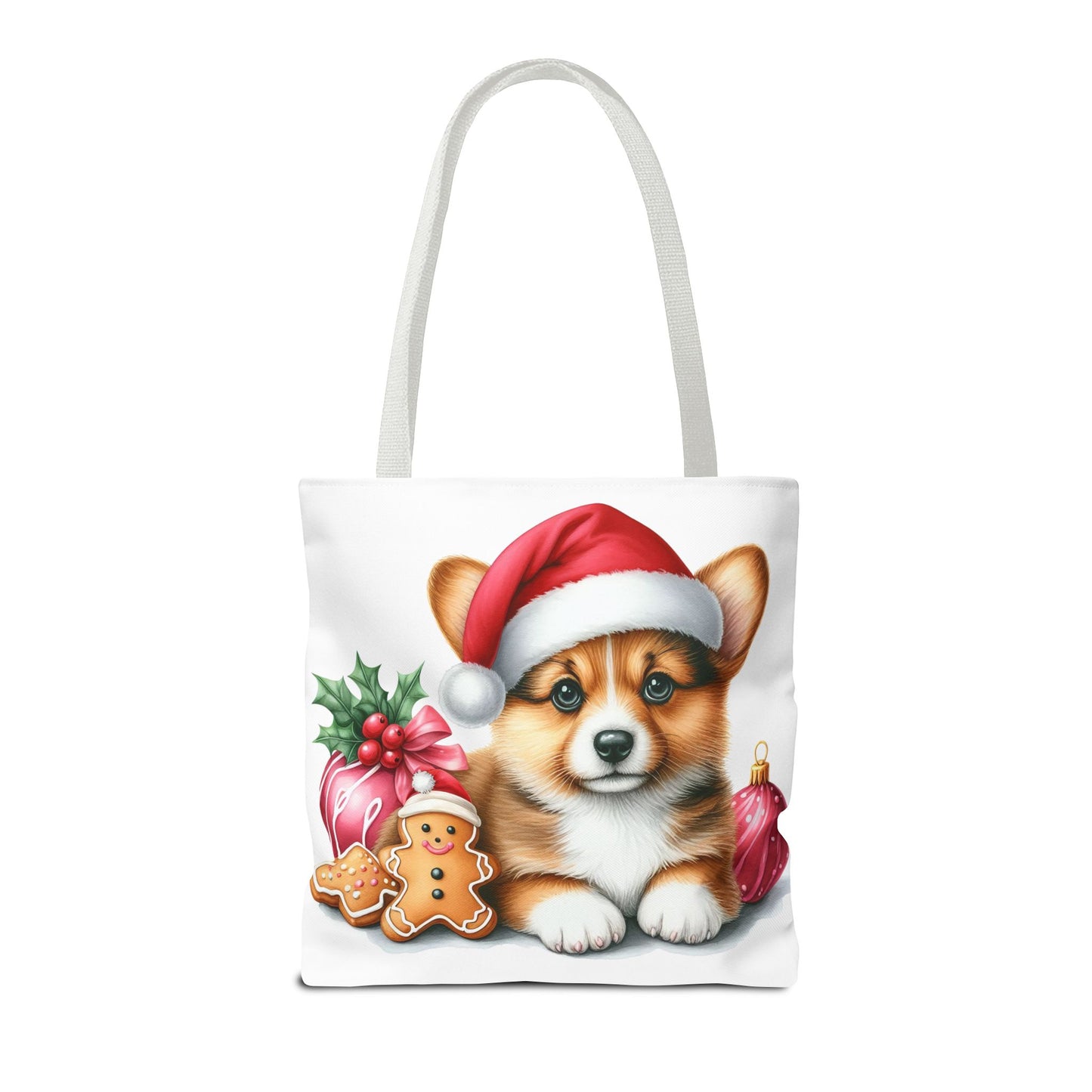 🎄 Corgi Christmas Cookie Tote – Sweet Holiday Charm for Dog Lovers 🐾
