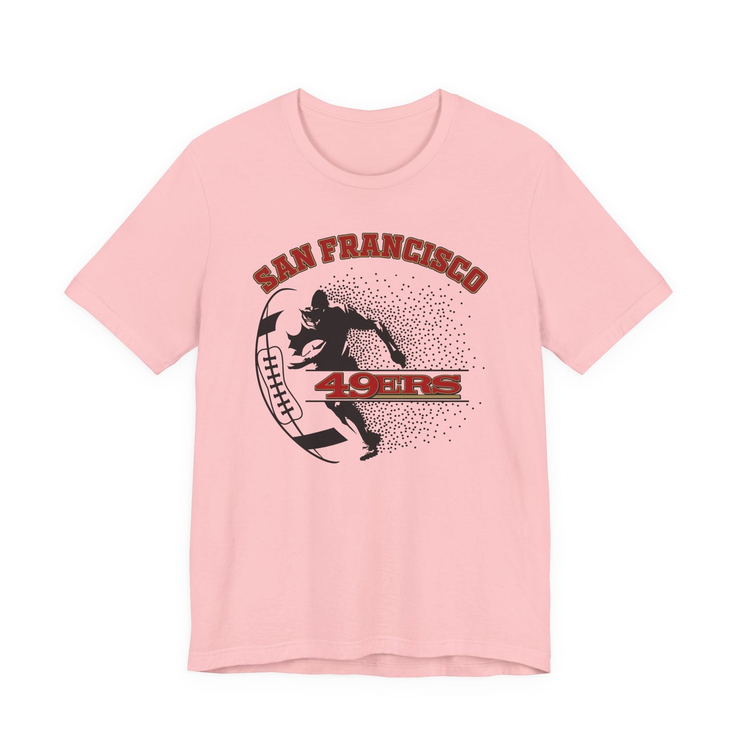 ๐ฅ Bold Red & Black Jersey Graphic Tee โ Vintage Vibes for Every Fan ๐ฏ