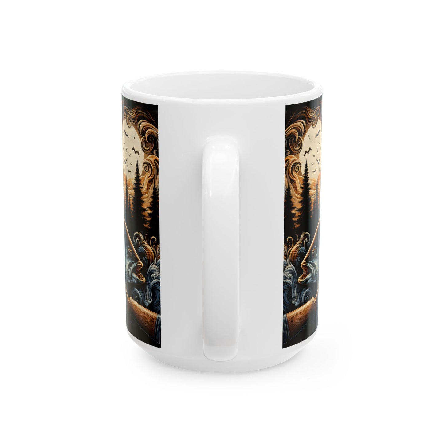 ๐ฆ๐ฃ Personalized Hunting & Fishing Mug โ Deer, Bass & Outdoors Coffee Cup ๐ฒโ