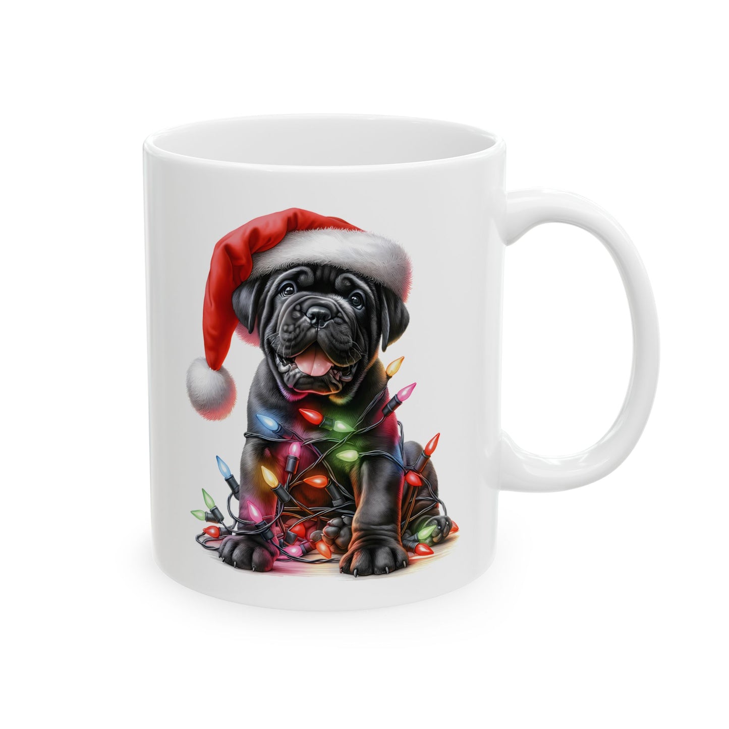 🎄 Cane Corso Christmas Mug – Big Pup, Big Holiday Spirit 🎅