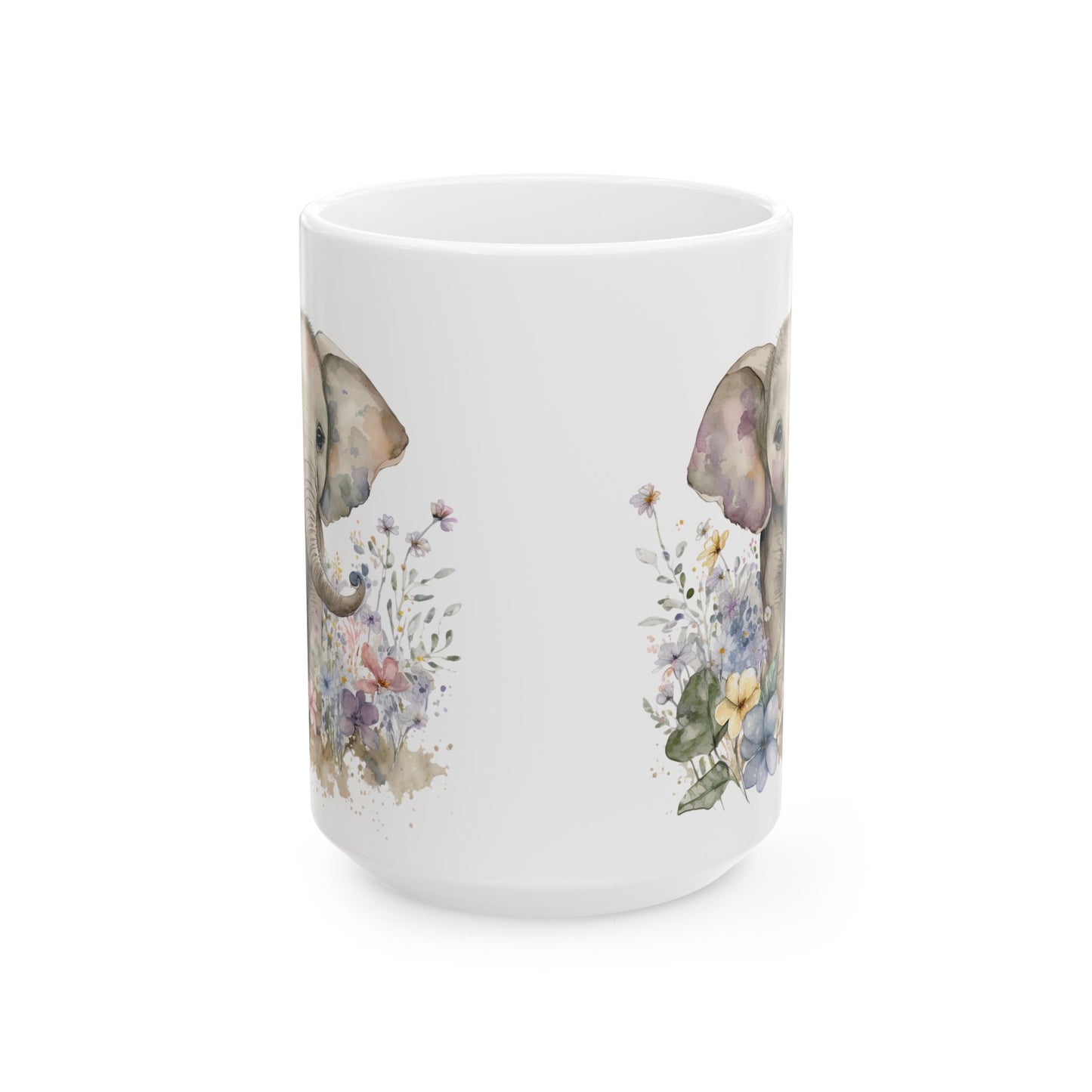 Taza de elefante, taza de elefante, taza de animal, linda taza de elefante, taza de cerámica de elefante, regalo de elefante, taza de elefante boho, regalo para amantes de los elefantes