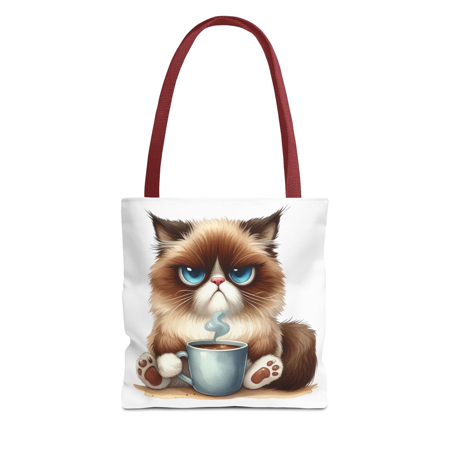Bolsa de mano personalizada de Grumpy Cat con nombre personalizado: regalo divertido y sarcástico para amantes de los gatos. Bolsa única y práctica para uso diario. Bolsa de mano de Grumpy Cat: perfecta para amantes de los gatos y almas sarcásticas.