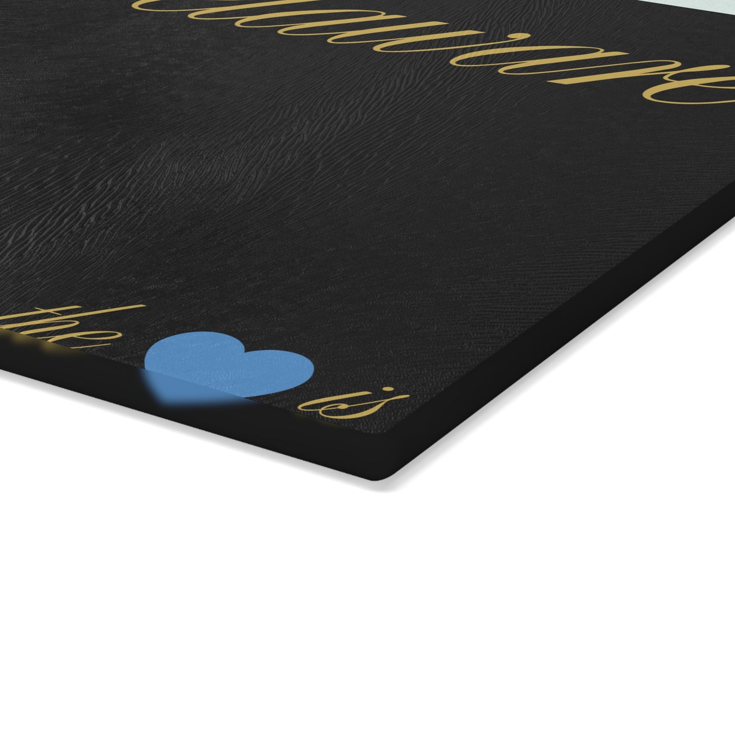 💠 Delaware Floral State Cutting Board – Coastal Charm in Elegant Blue & Gold 🌊