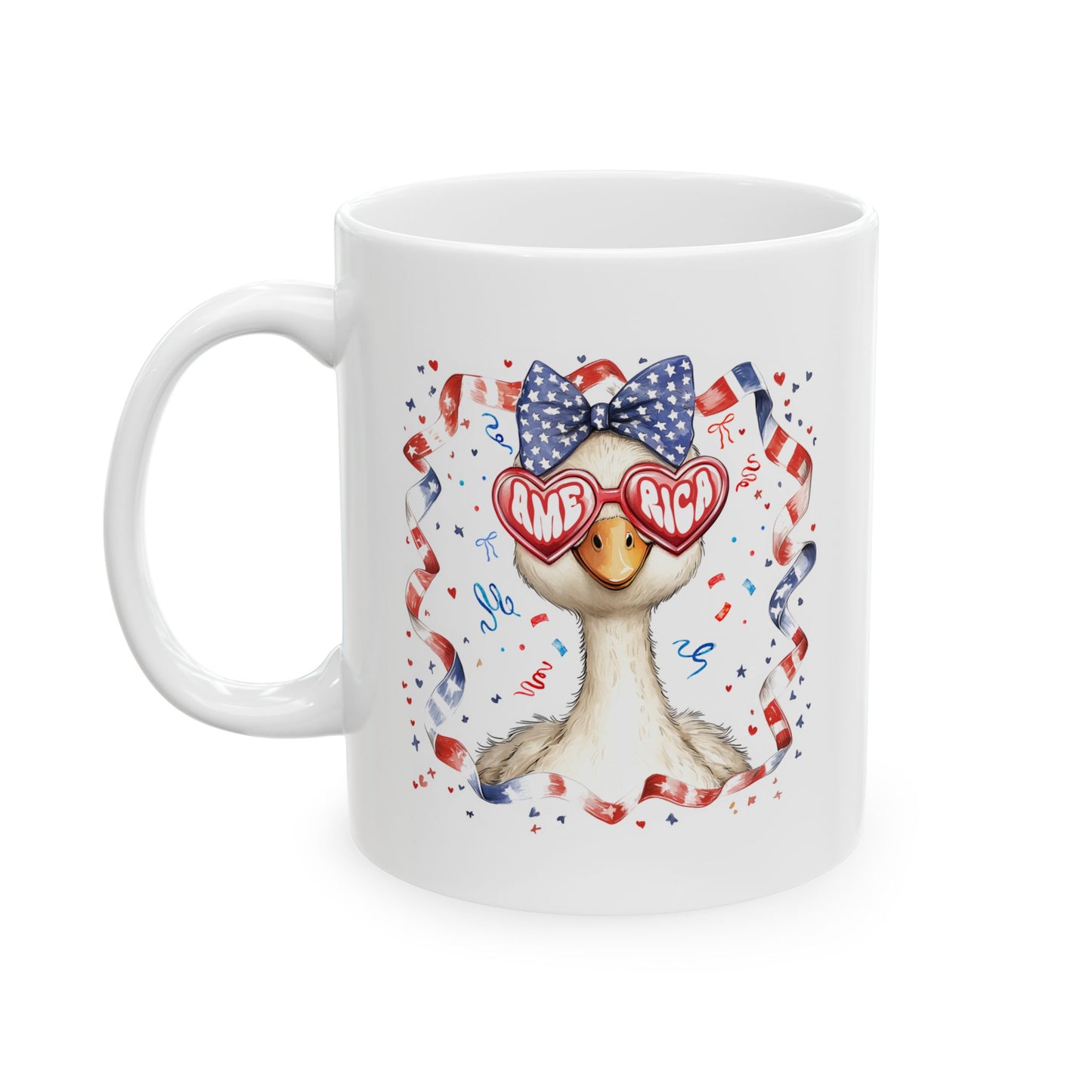 𦢠America Goose Mug ā Celebrate the 4th of July with Patriotic Fun! USA