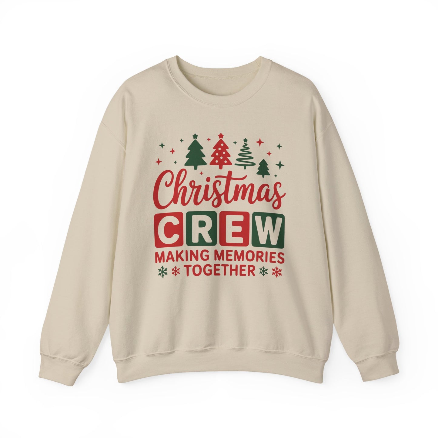 🎄✨ Christmas Crew Sweatshirt – Matching Holiday Outfit for Festive Fun
