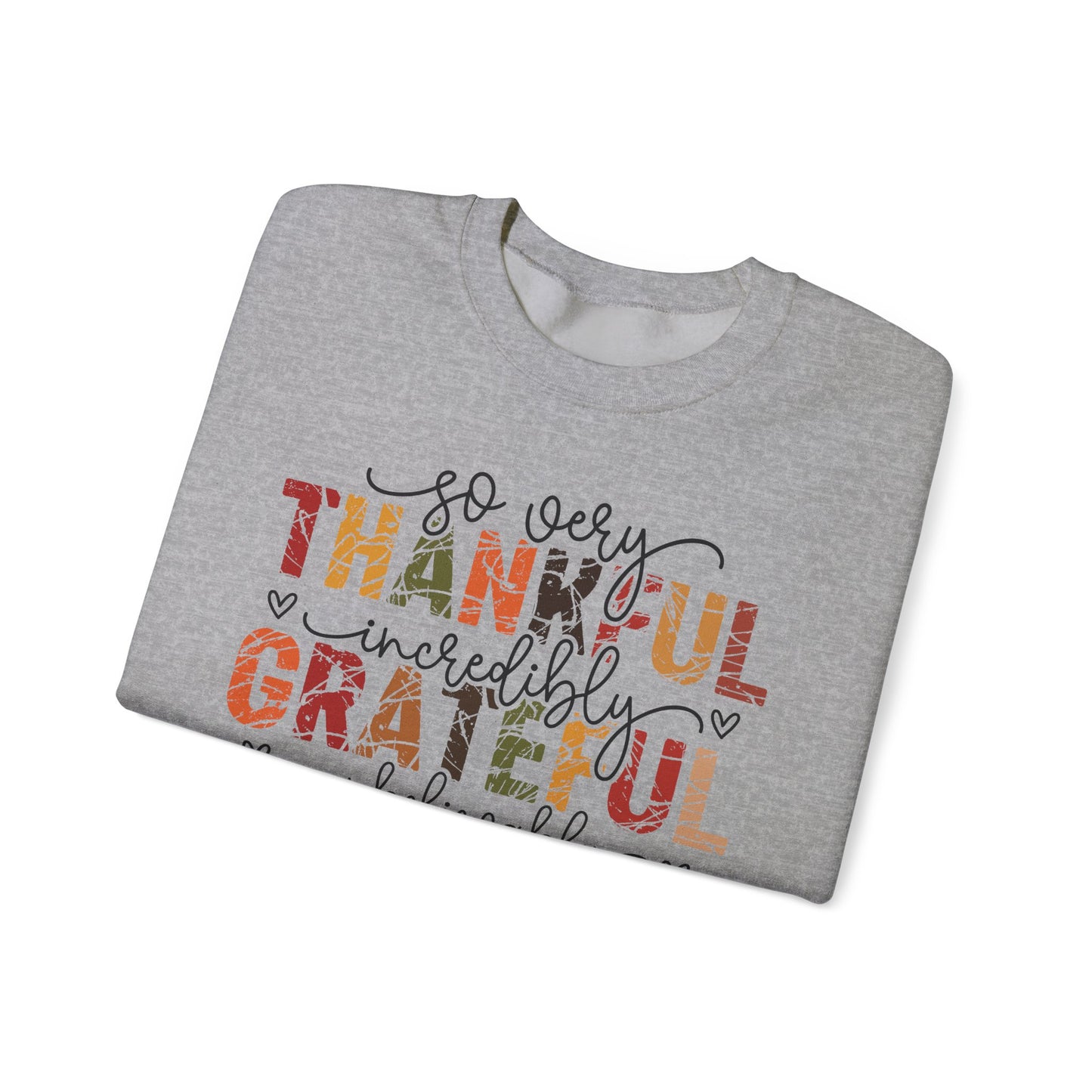 🤎✨ So Very Thankful, Incredibly Grateful, Unbelievably Blessed – Cozy Fall Sweatshirt 🍂🧡