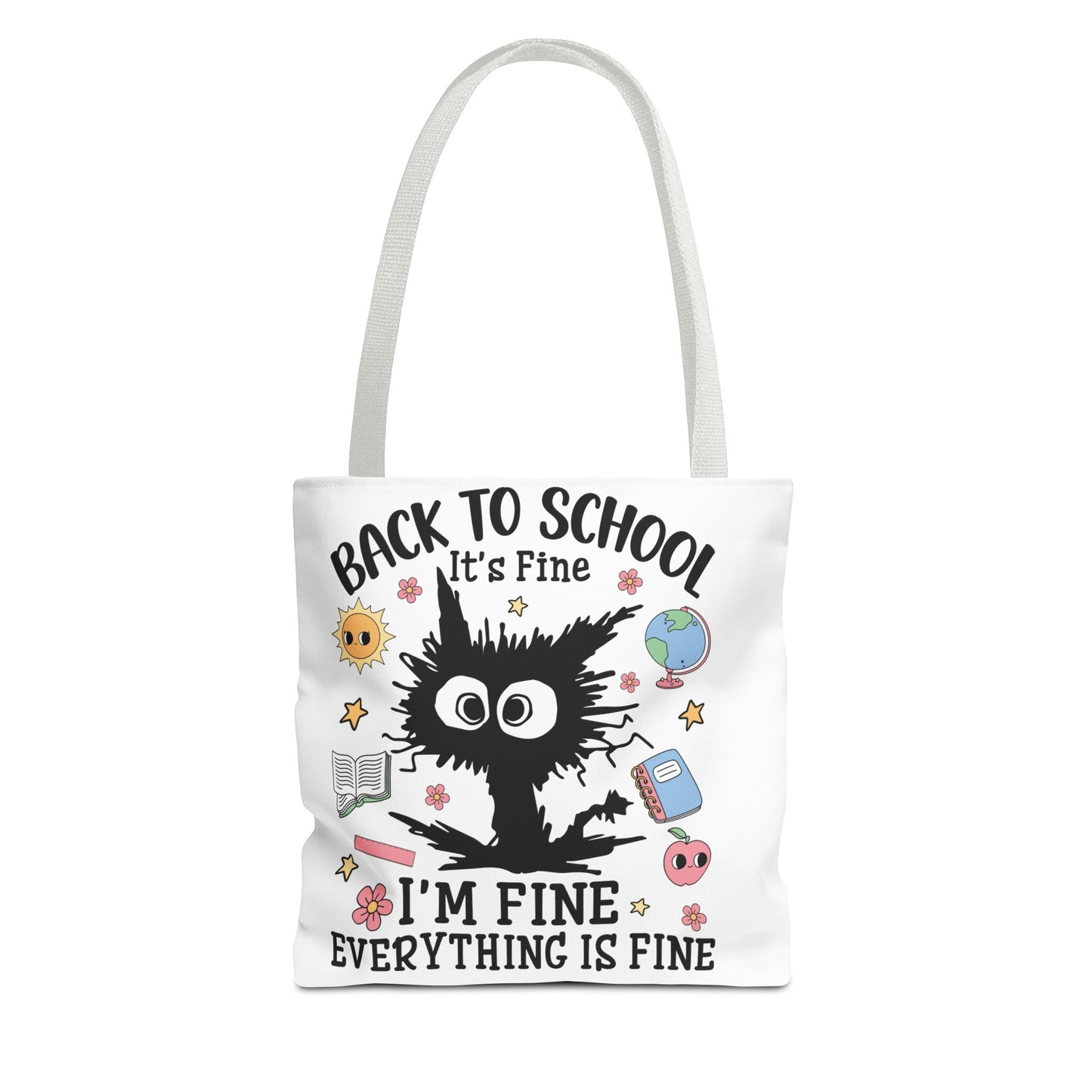 👀 I See Smart People Tote – Kawaii School Vibes with a Clever Twist 🍎
