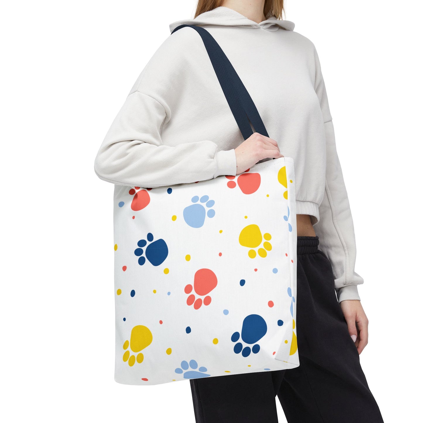 Bolsa de mano con estampado de patas | Para llevar a diario, ideal para amantes de las mascotas