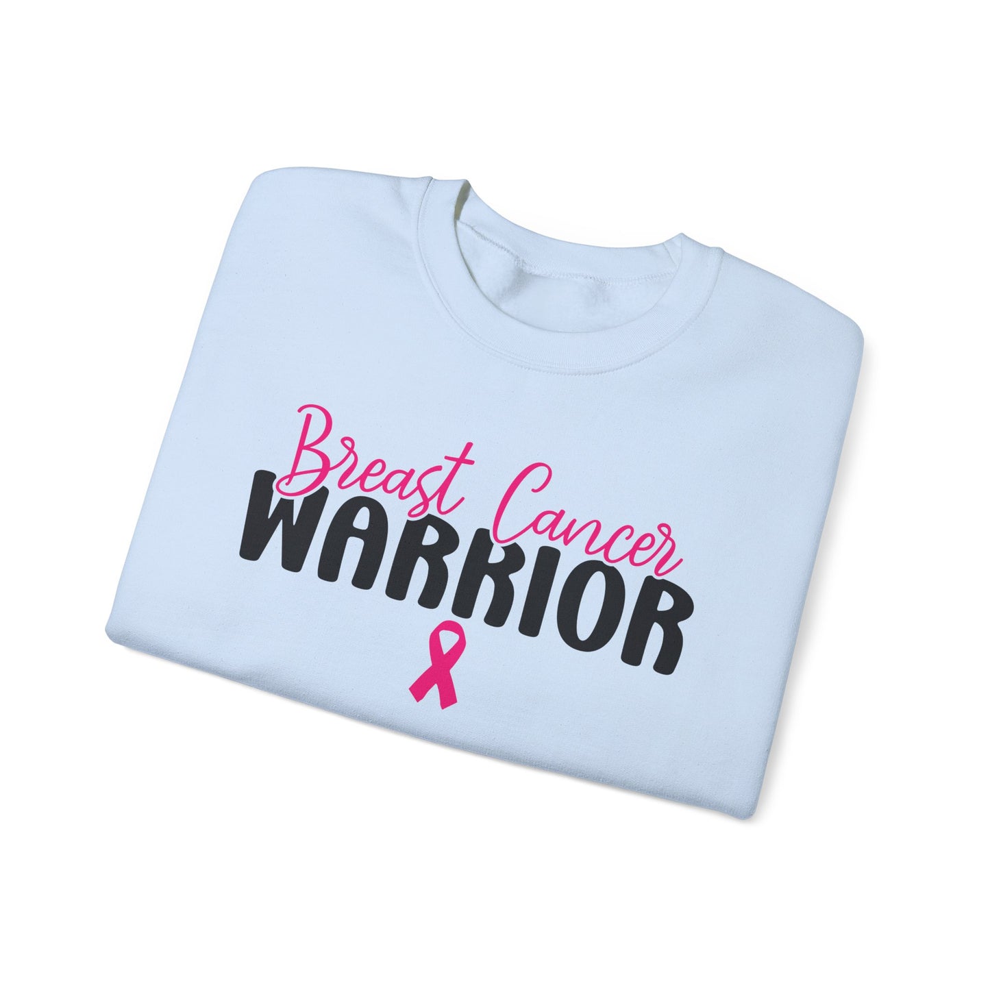 🎀💪 Breast Cancer Warrior Sweatshirt – Survivor Strength & Awareness Crewneck