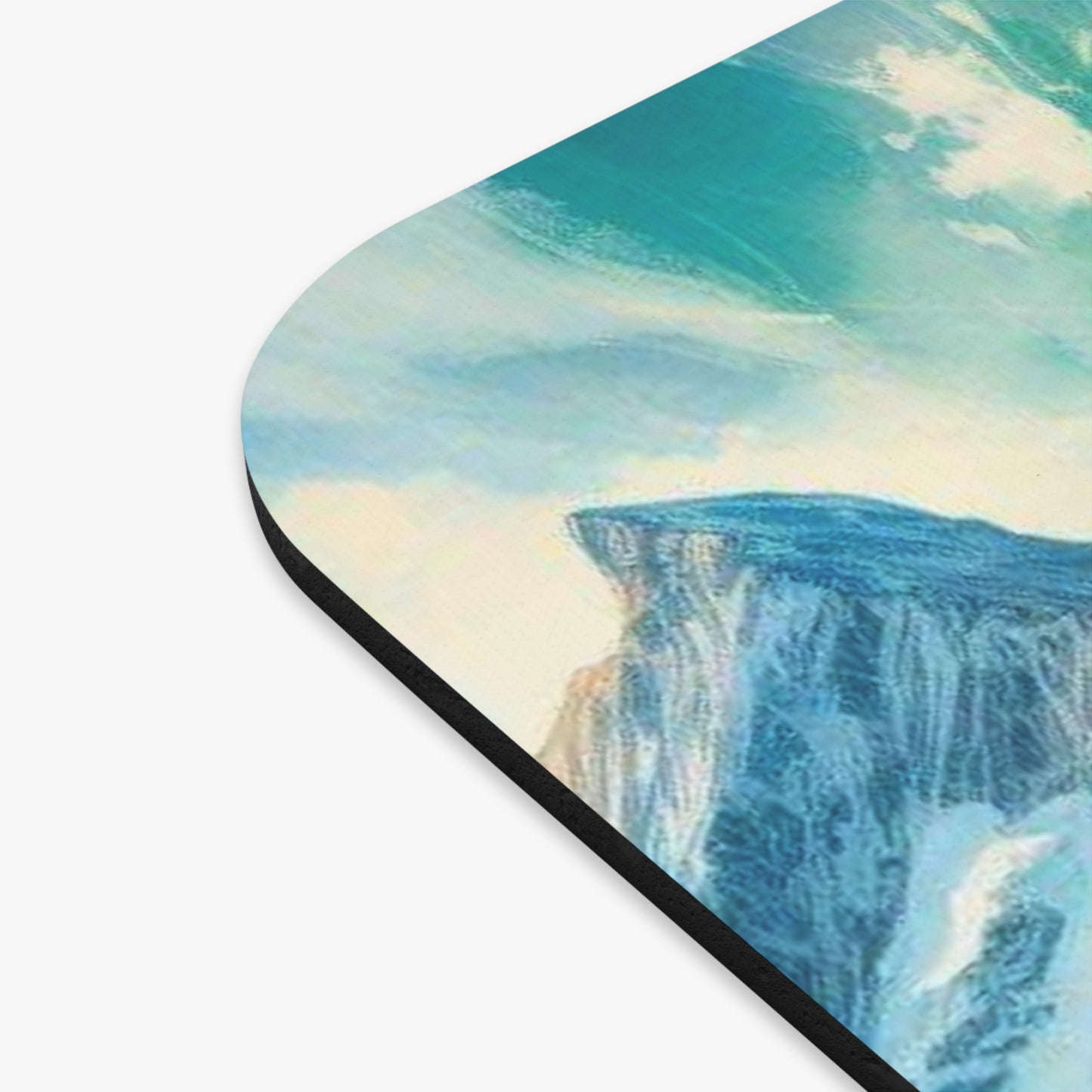 🖱️🦅 Bald Eagle Over Mountain Lake Mouse Pad – Wild Freedom Desk Art