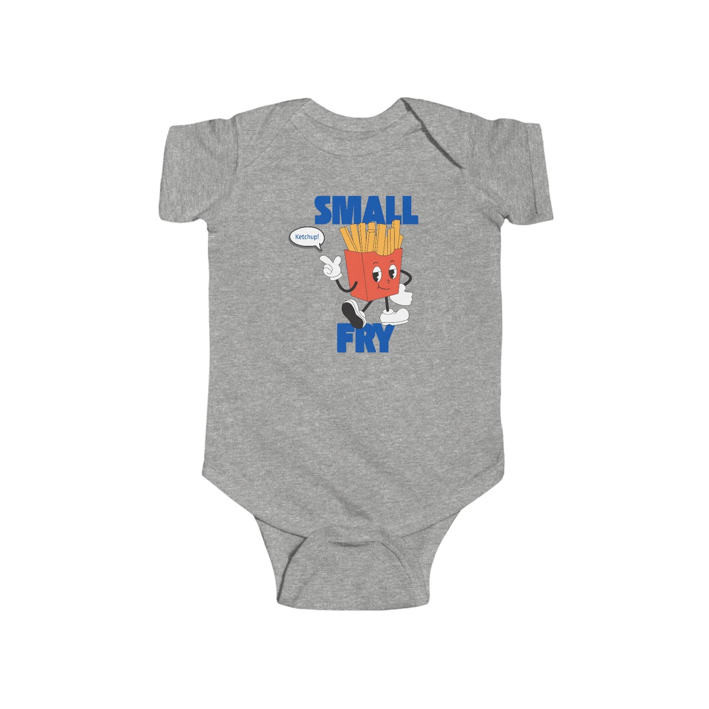 🍼🍟 “Small Fry” Baby Onesie – Cute Funny Outfit for Little Foodies 🍔✨