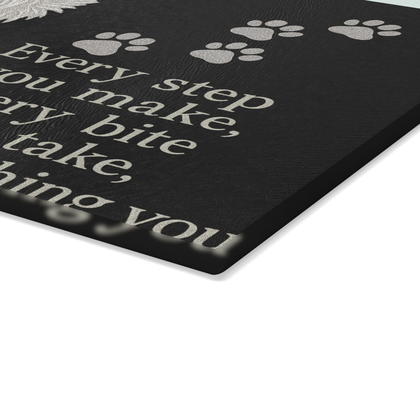 🐾👀 Yorkie Watching You Cutting Board – Playful Pup Charm for Your Kitchen 🍴✨