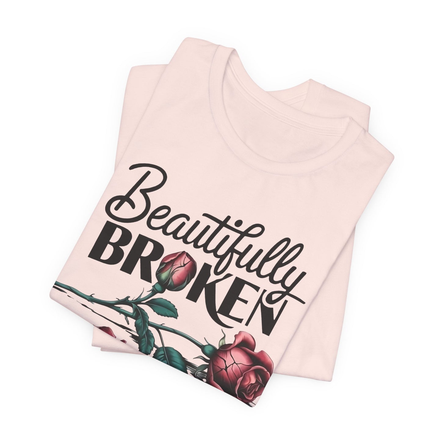 Camiseta Rosa “Beautifully Broken”: una camiseta empoderante con una elegancia suave