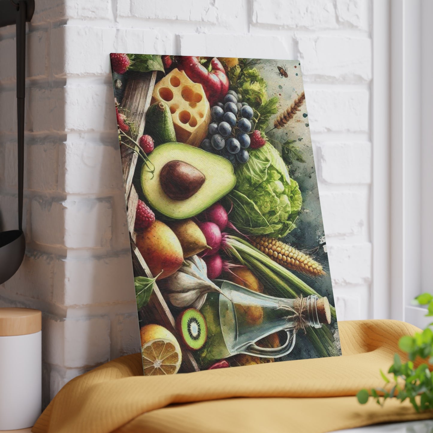 Tabla de cortar frutas y quesos, presentación elegante de alimentos, tabla de charcutería, bandeja de frutas, ideas para tablas de quesos, presentación en la cocina, comida para fiestas
