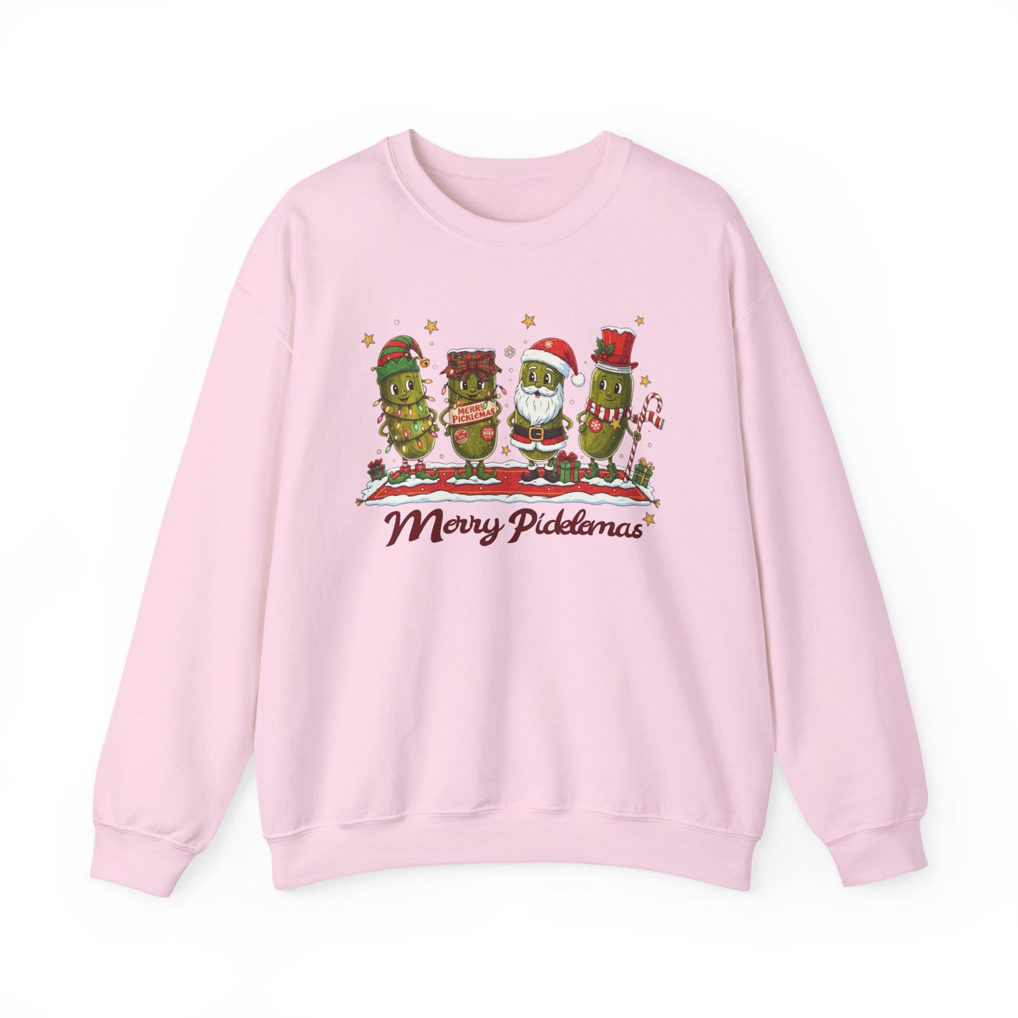 🎄🥒 Merry Picklemas Sweatshirt – Funny Holiday Dill-Lovers Gift