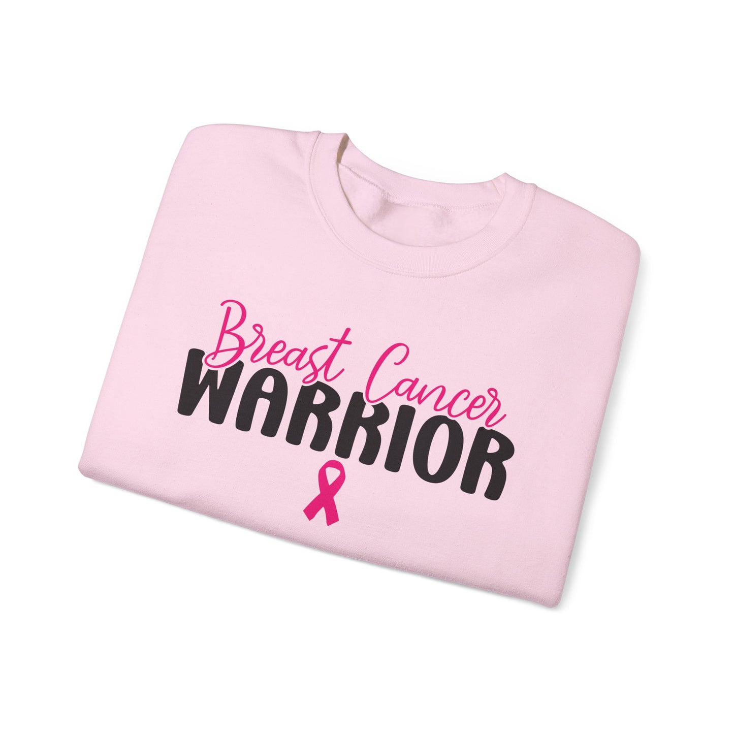 🎀💪 Breast Cancer Warrior Sweatshirt – Survivor Strength & Awareness Crewneck