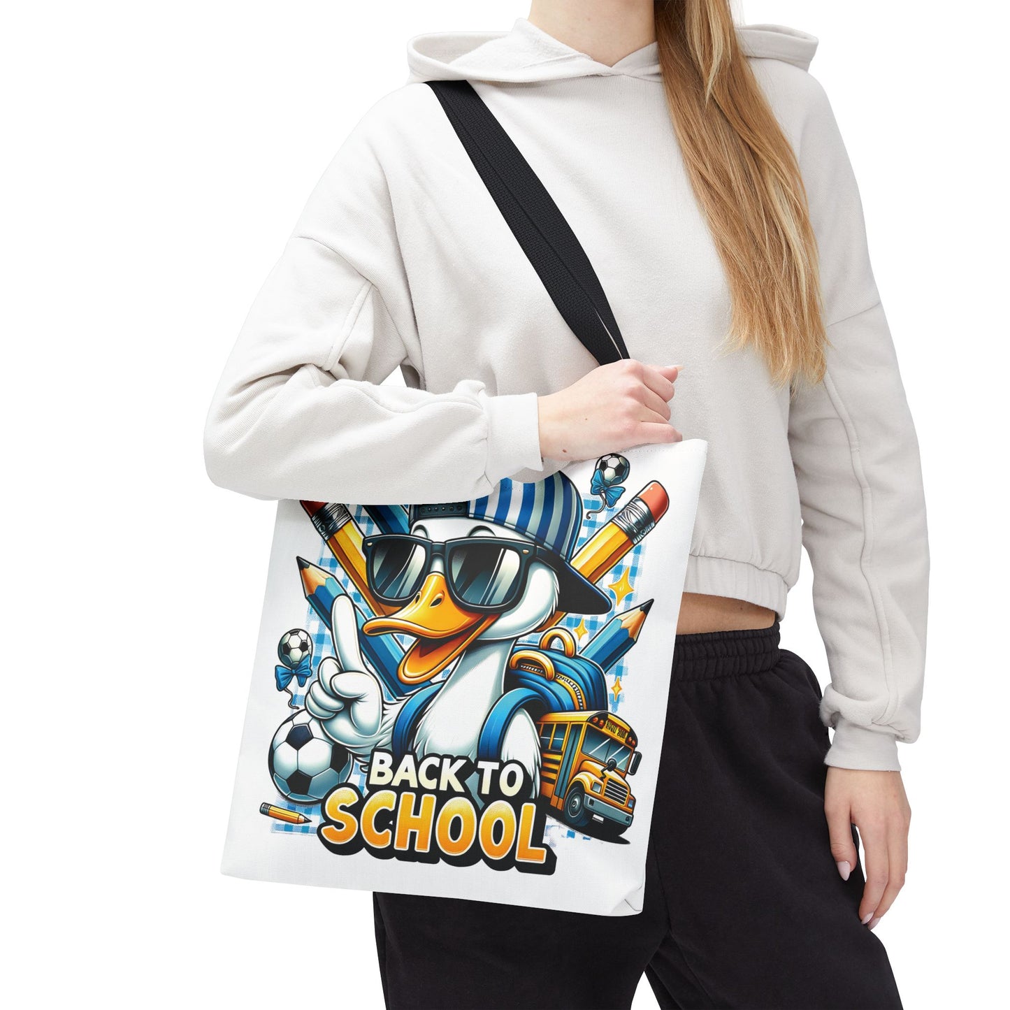 🦆 Cool Duck Back to School Tote – Waddle into the School Year in Style 🏫