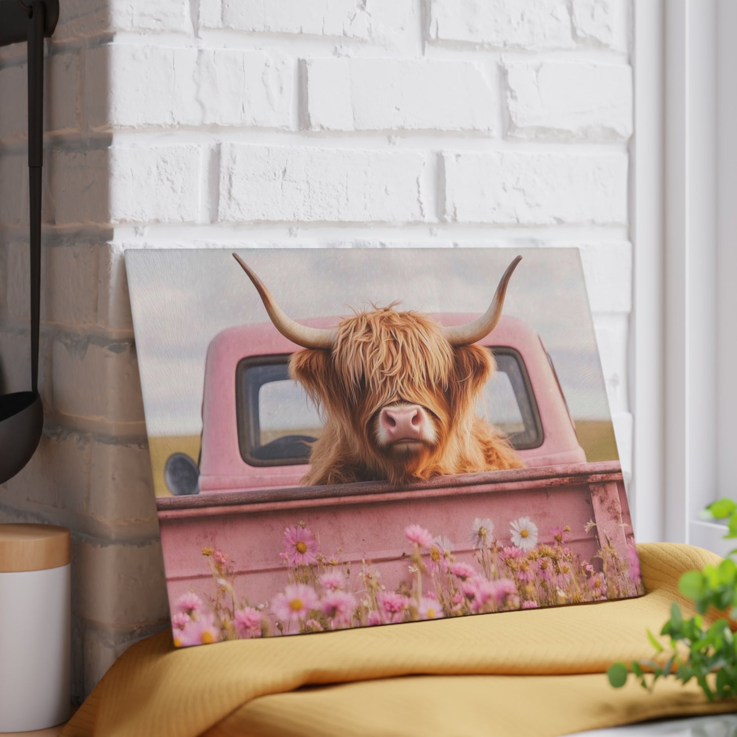 🍂✨ Rustic Floral Swirl Cutting Board – Vintage Charm for Your Kitchen ✨🌿