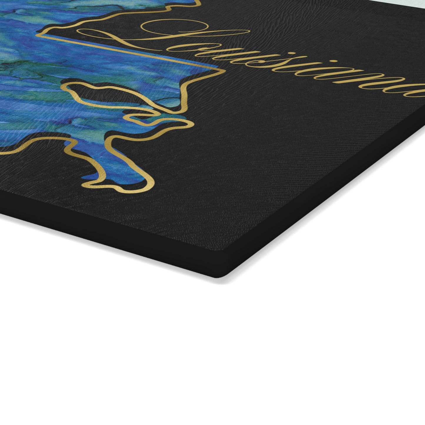 💙 Louisiana State Cutting Board – Bold Blues with Bayou Love
