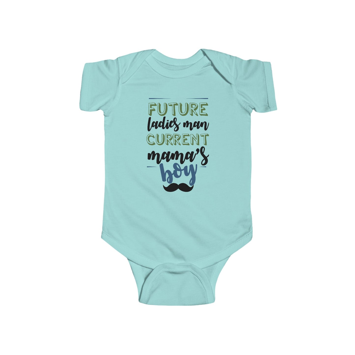 💙 Future Ladies’ Man, Current Mama’s Boy Baby Onesie – Sweet & Playful Statement Outfit 👶✨