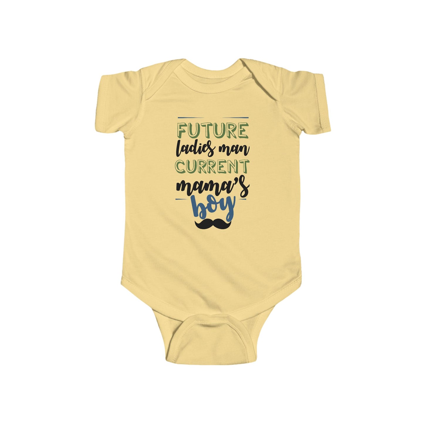 💙 Future Ladies’ Man, Current Mama’s Boy Baby Onesie – Sweet & Playful Statement Outfit 👶✨