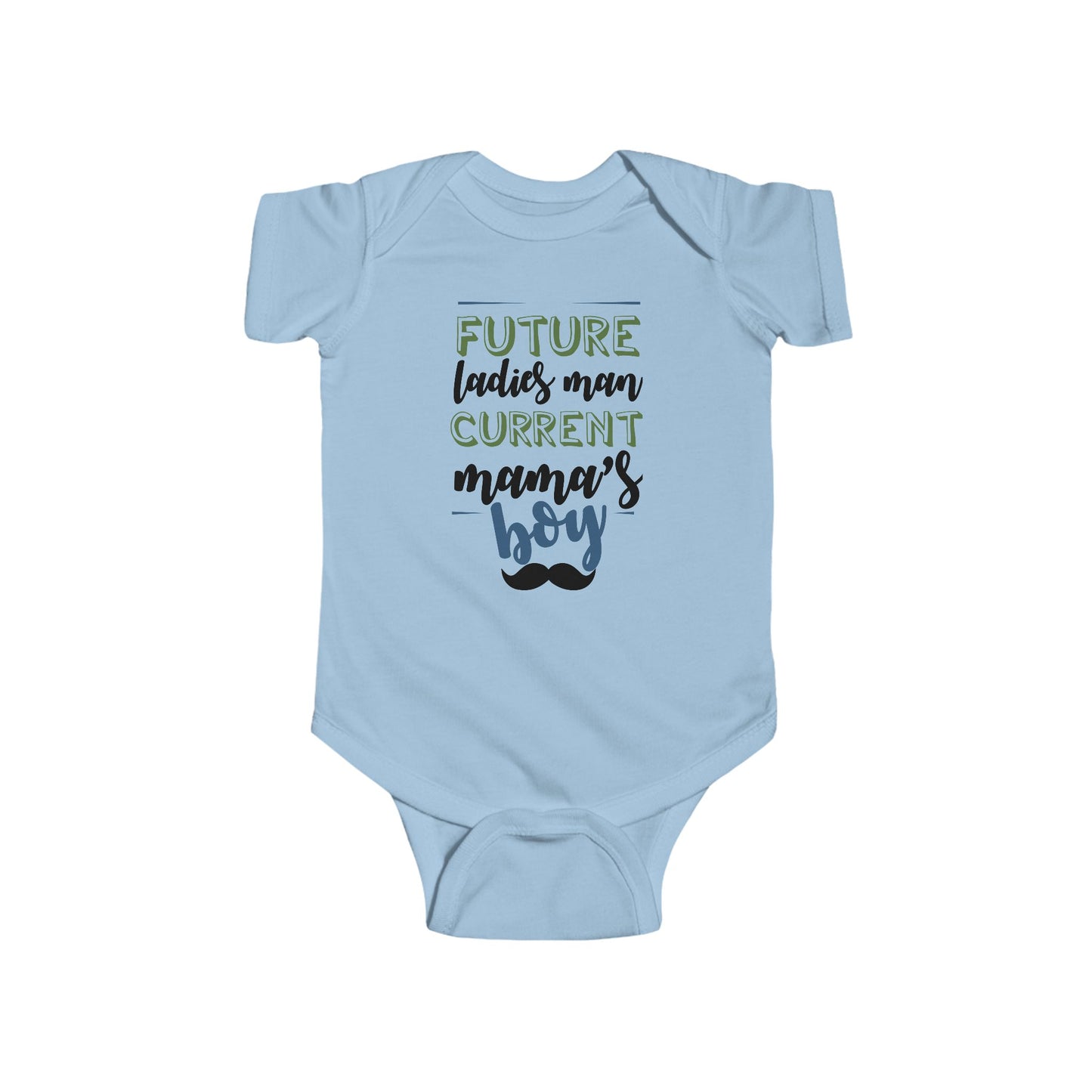 💙 Future Ladies’ Man, Current Mama’s Boy Baby Onesie – Sweet & Playful Statement Outfit 👶✨