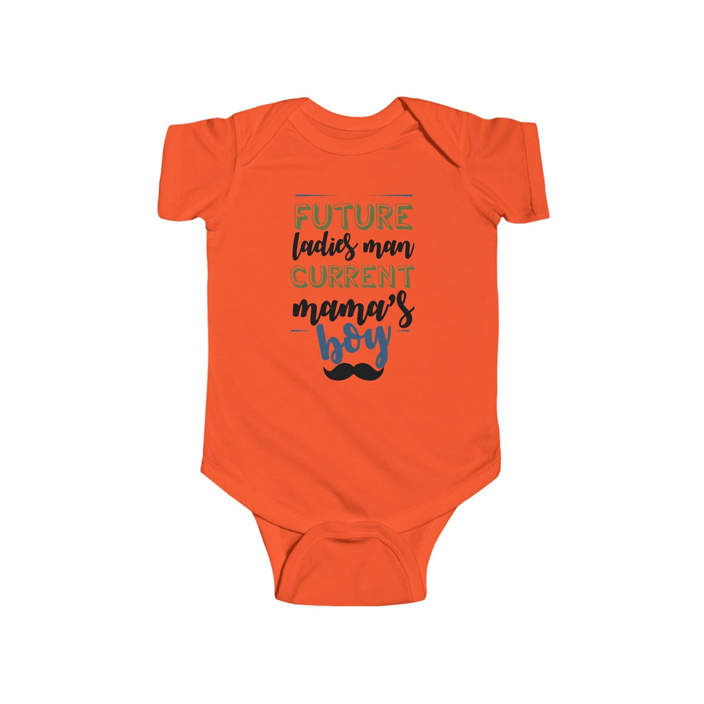 💙 Future Ladies’ Man, Current Mama’s Boy Baby Onesie – Sweet & Playful Statement Outfit 👶✨
