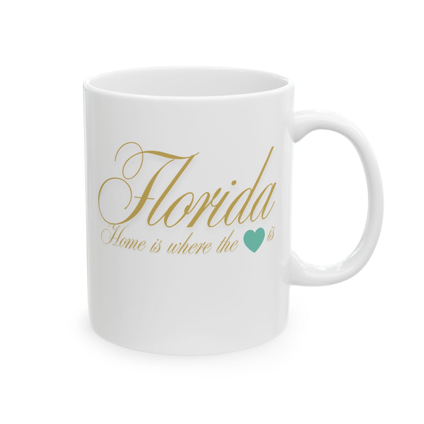 ☕ Home is Where the ❤️ Is – Florida Mug – Sunshine State Sips ☀️