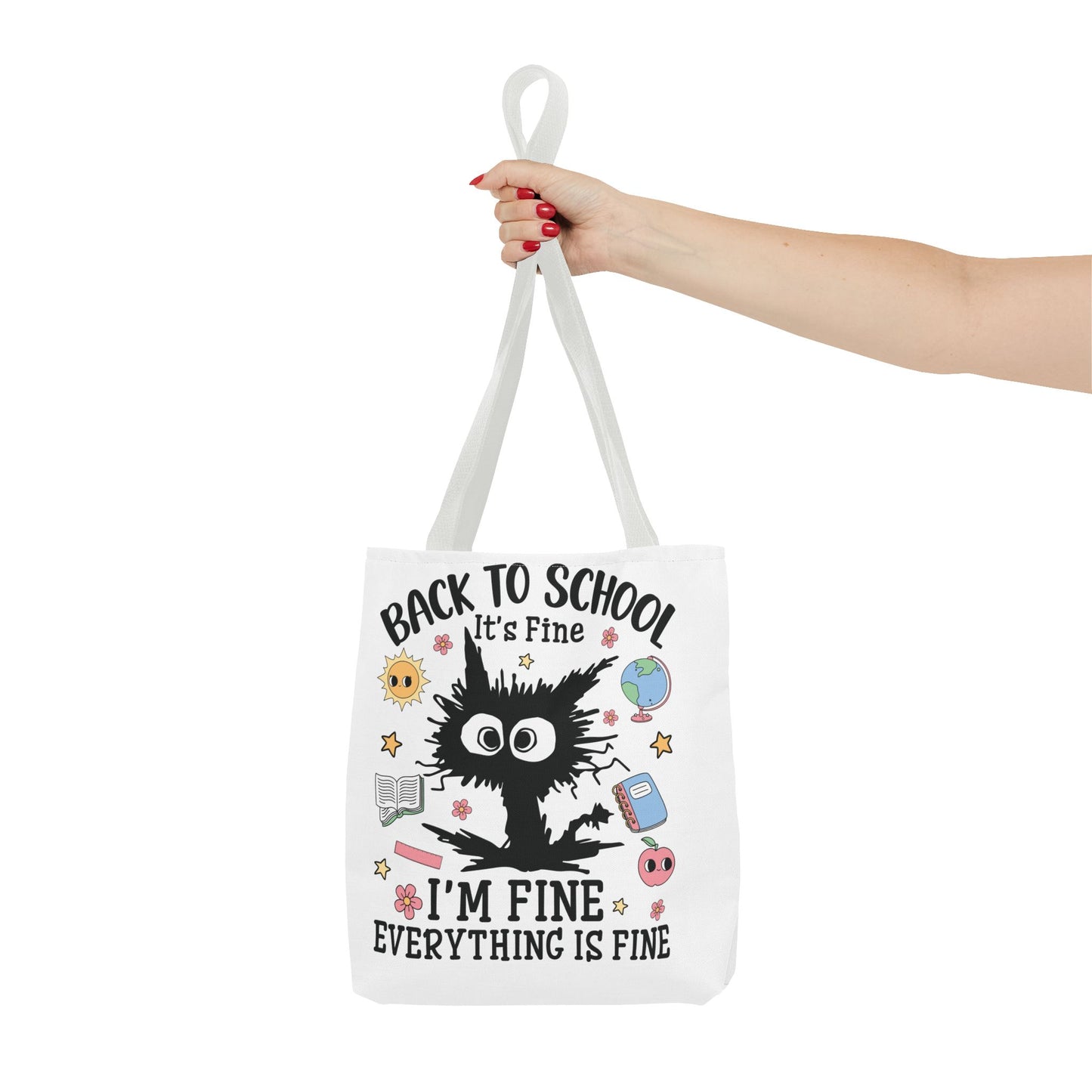 👀 I See Smart People Tote – Kawaii School Vibes with a Clever Twist 🍎