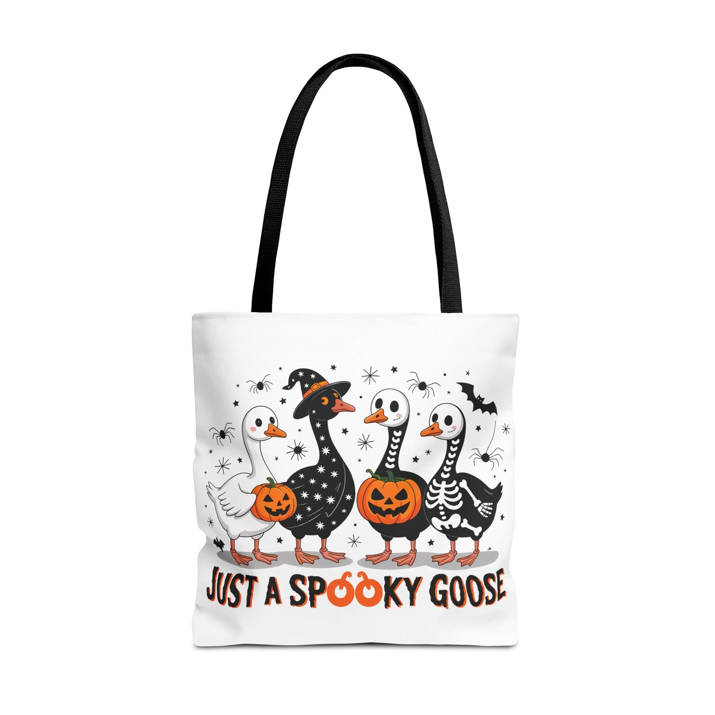 🦢 Just a Spooky Goose Tote Bag – Honkin’ Into Halloween 🎃👻