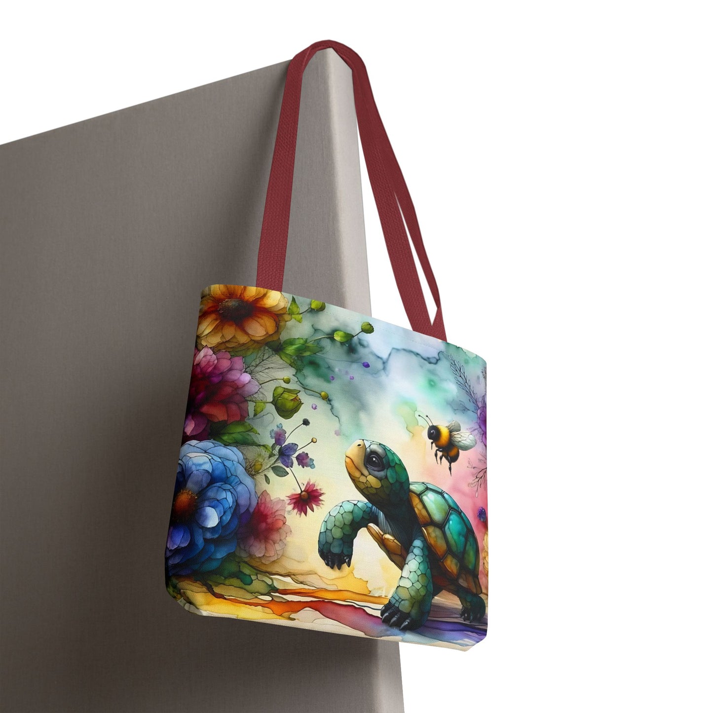Bolsa de mano - Diseño de tortugas coloridas