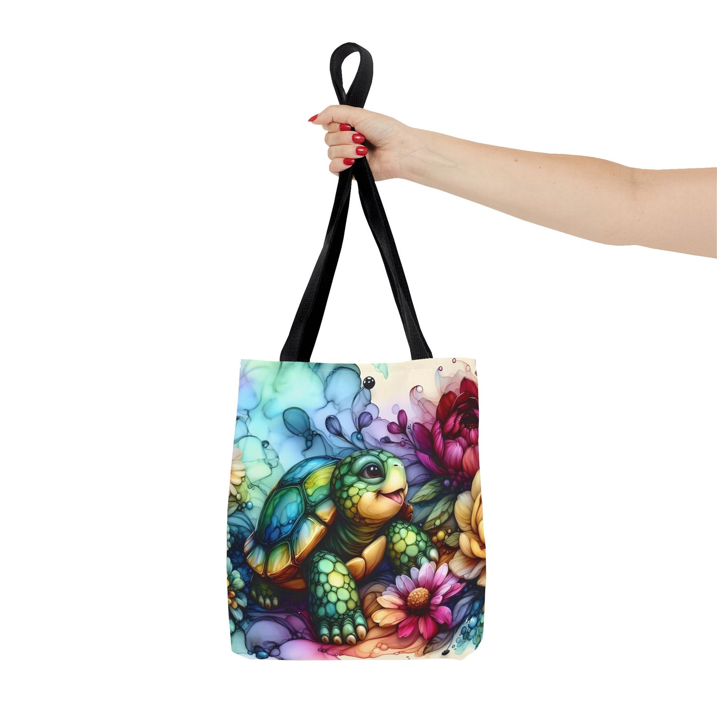Bolsa de mano - Diseño de tortugas coloridas