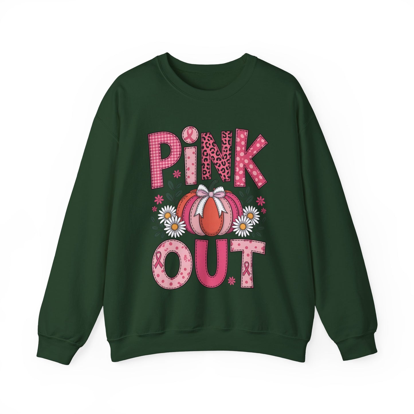 🎃🎀 Pink Out Pumpkin Sweatshirt – Fall Breast Cancer Awareness