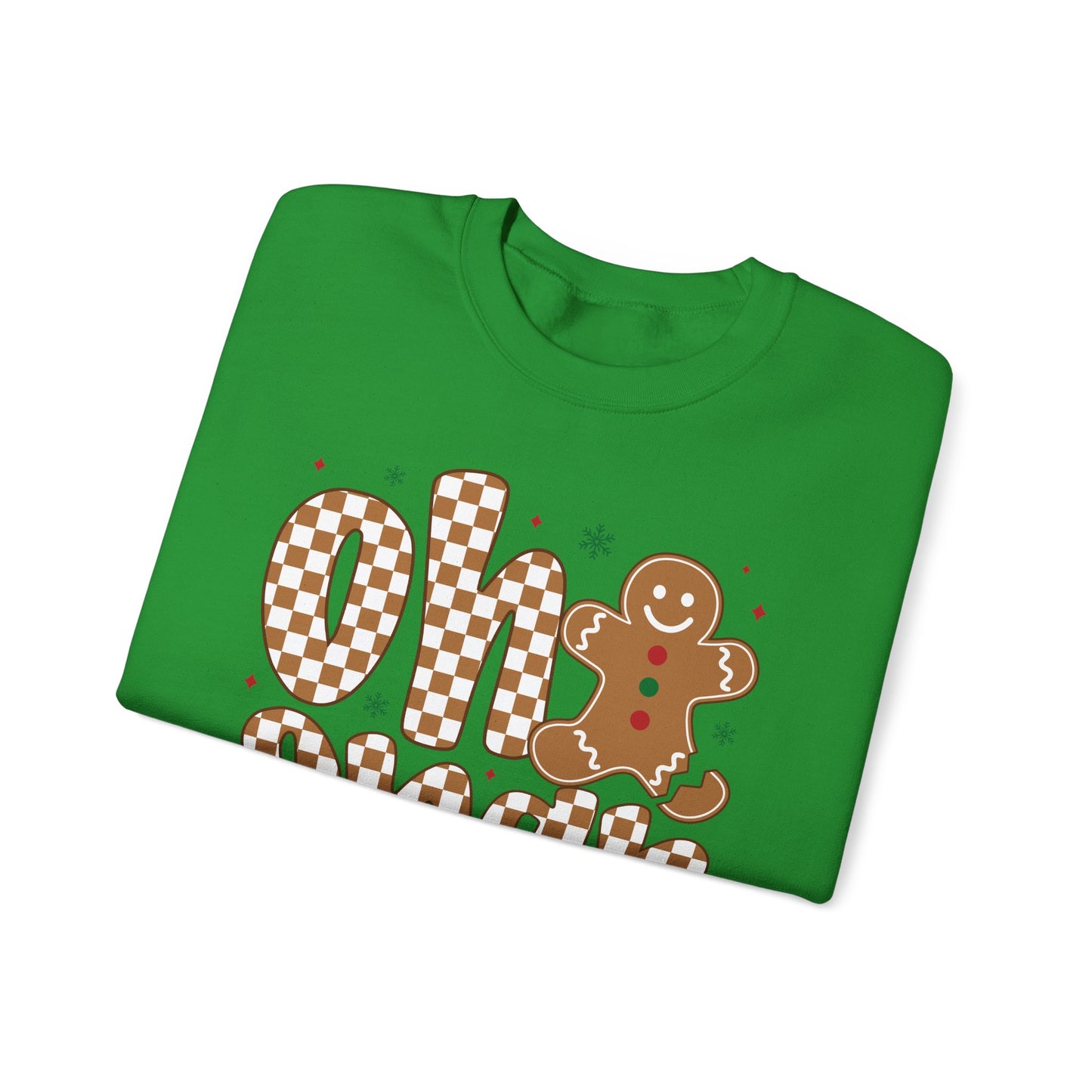 🍪✨ Oh Snap Gingerbread Crewneck – Cozy Pun for Cookie Lovers 🎄😄