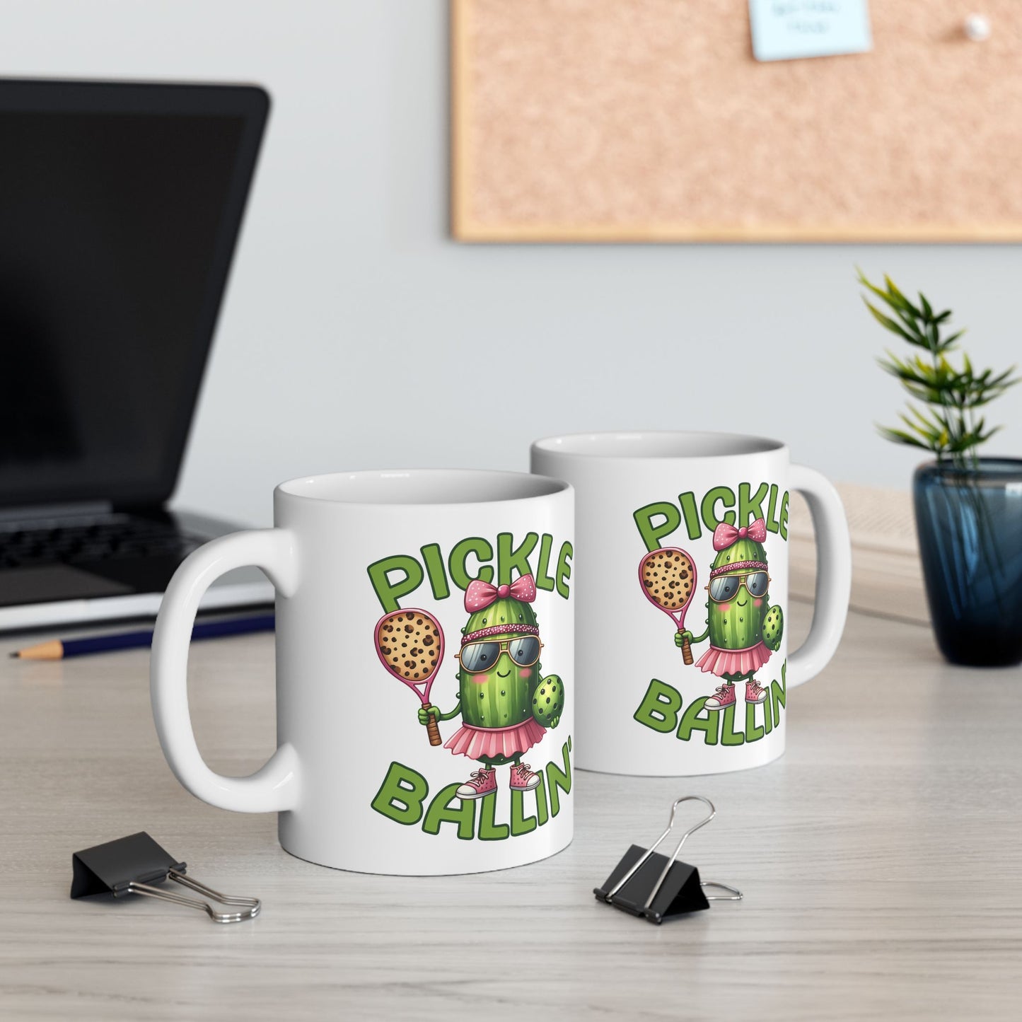 ☀️🥒 Pickle Ballin’ Coffee Mug – Serve Up Sass & Sips 🎾