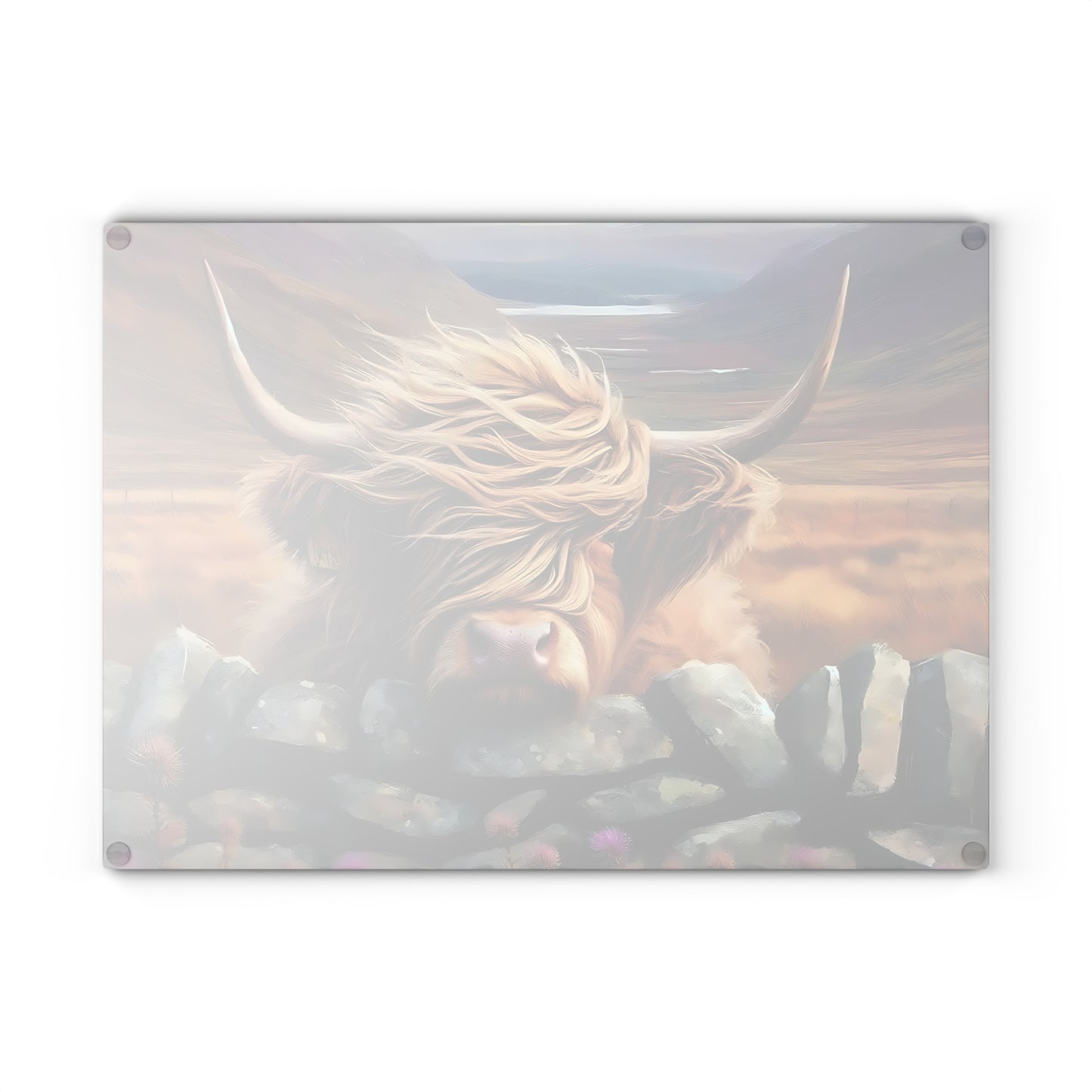 🐂🌾 Rustic Highland Cow Cutting Board – Countryside Charm for Your Kitchen Décor 🪵✨