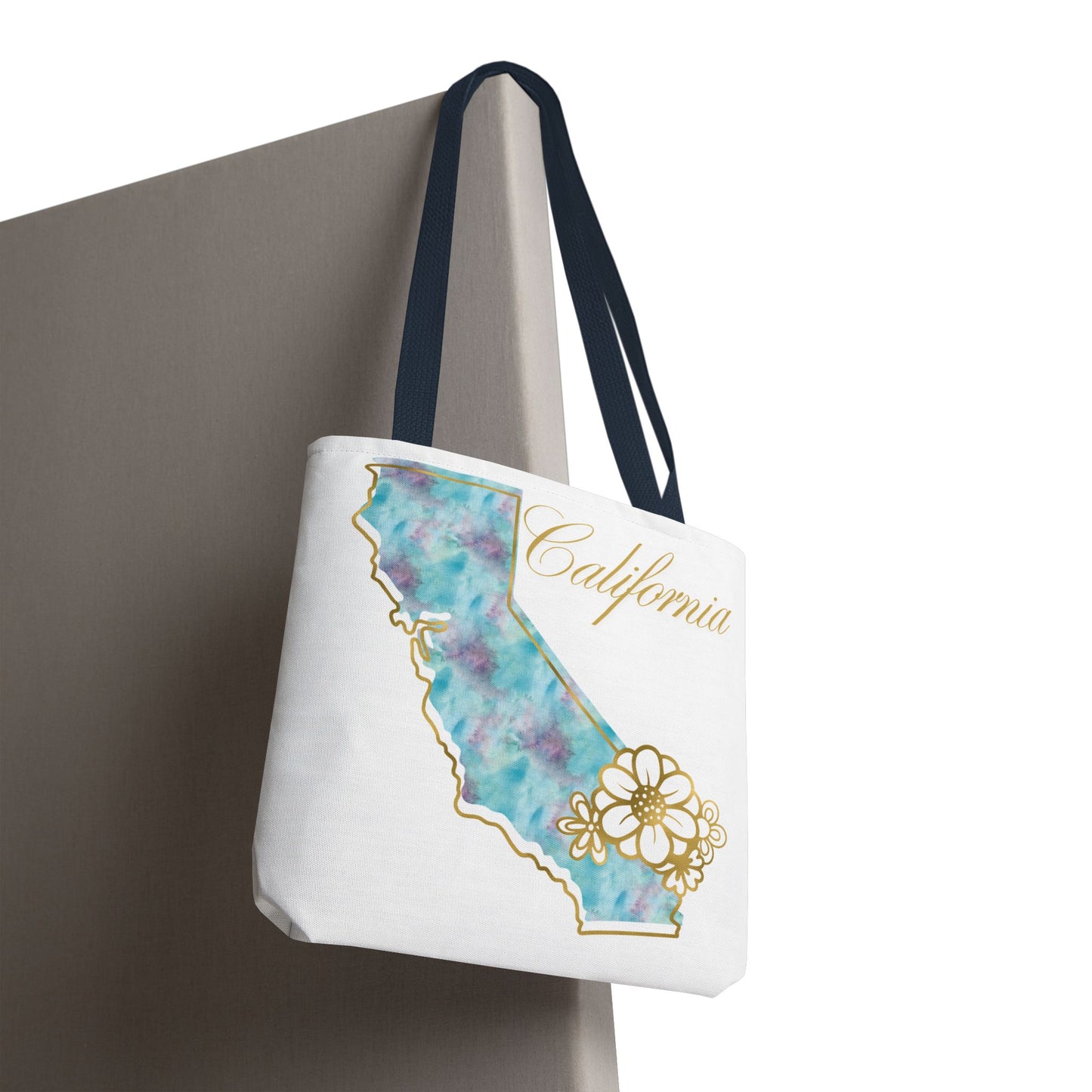 🌸 California State Floral Tote Bag – Elegant, Artistic & Practical 👜