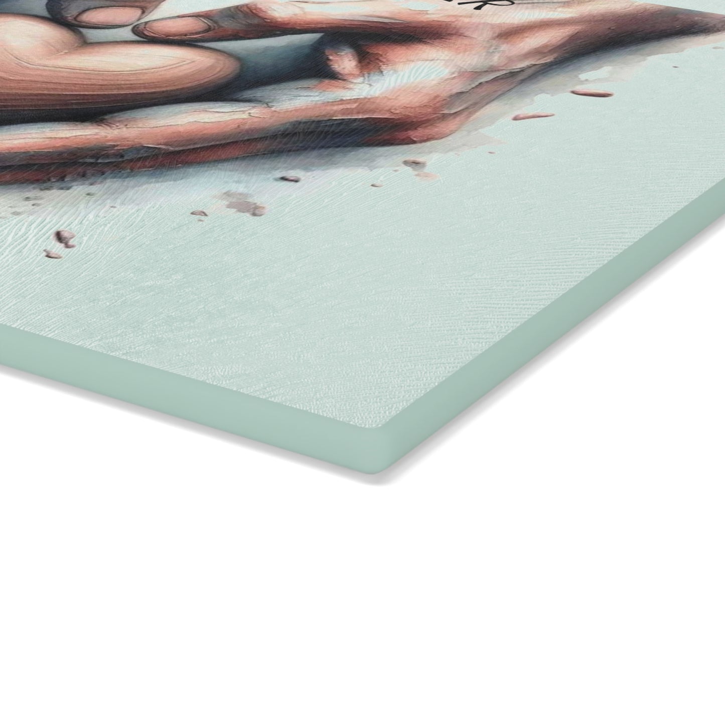 🤎 He Is the Potter – Inspirational Faith Tempered Glass Cutting Board