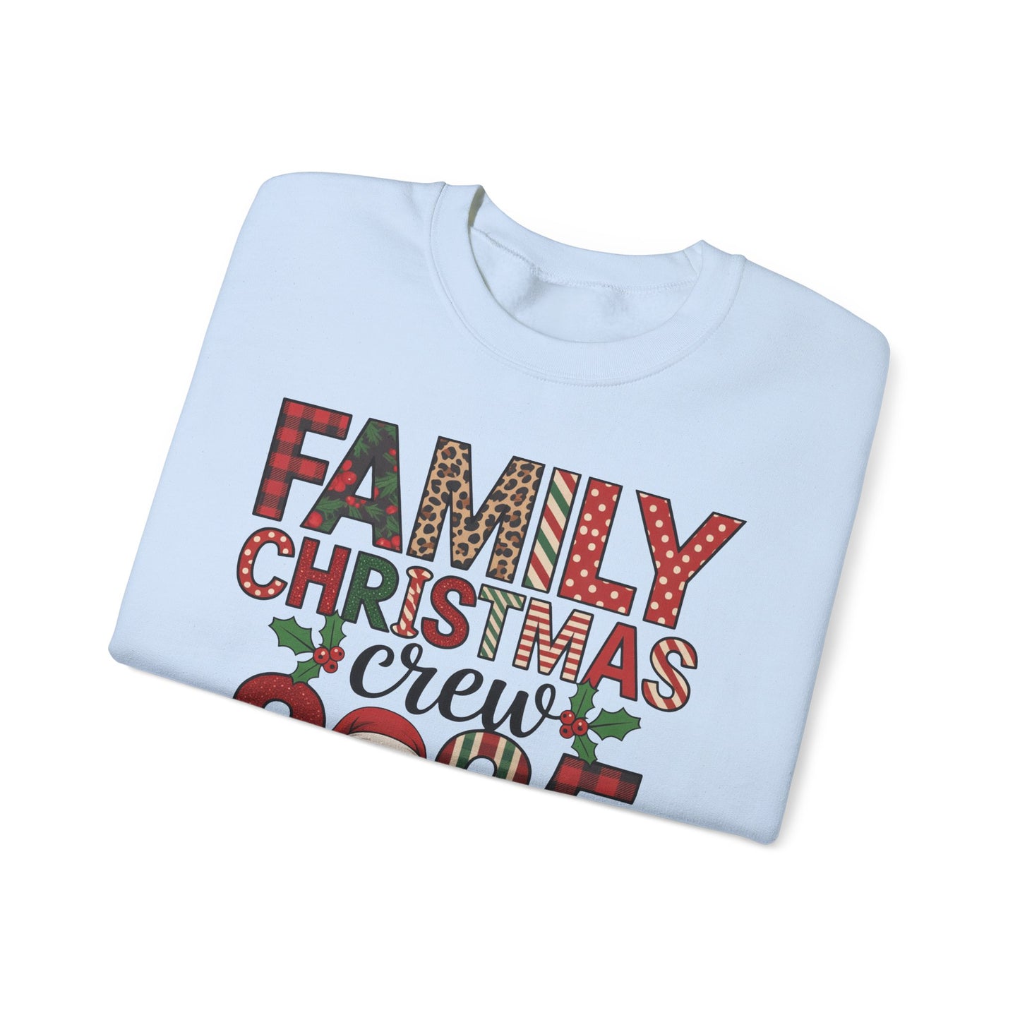 🎄👨‍👩‍👧‍👦 Family Christmas Crew 2025 Sweatshirt – Celebrate the Holidays Together 🎅✨