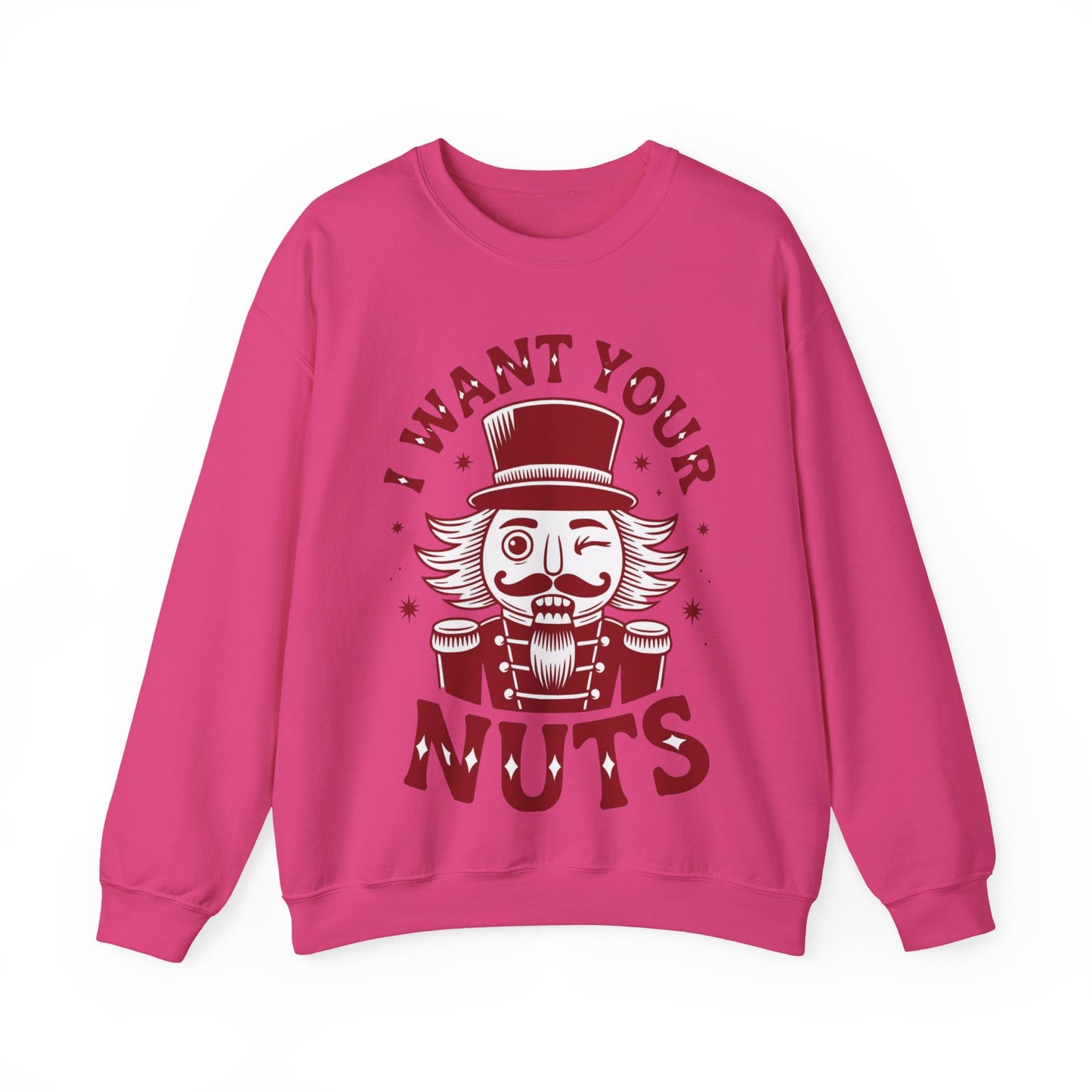 🎄😂 I Want Your Nuts Sweatshirt – Funny Nutcracker Christmas Pullover for Women