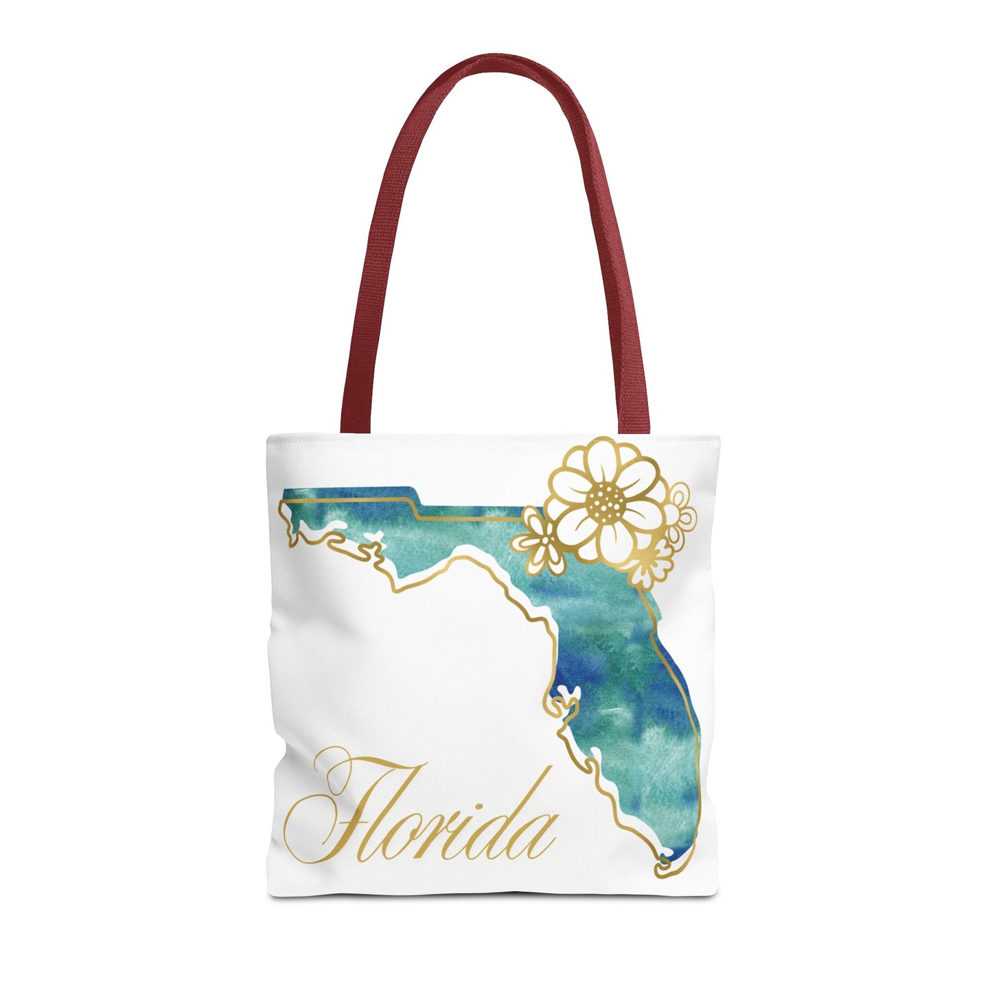 🌸 Florida State Floral Tote Bag – Elegant, Coastal & Practical 👜
