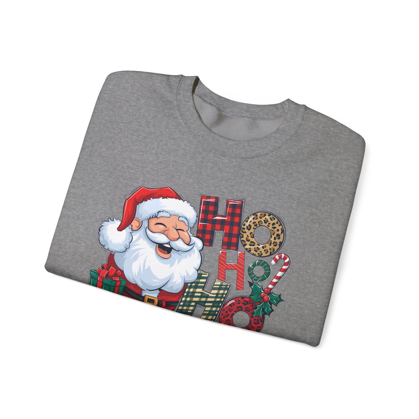 🎅✨ HO HO HO Santa Sweatshirt – Classic Holiday Cheer 🎄🎁