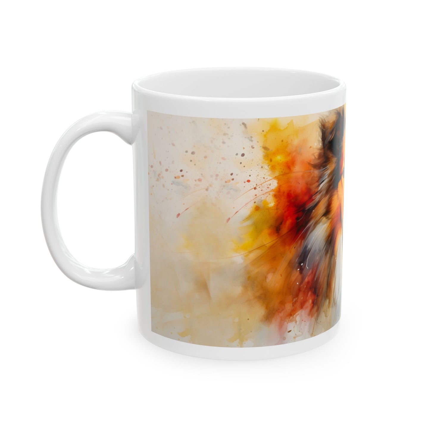 🐾 Watercolor Sheltie Mug – A Beautiful Portrait of Your Loyal Companion! 🌸