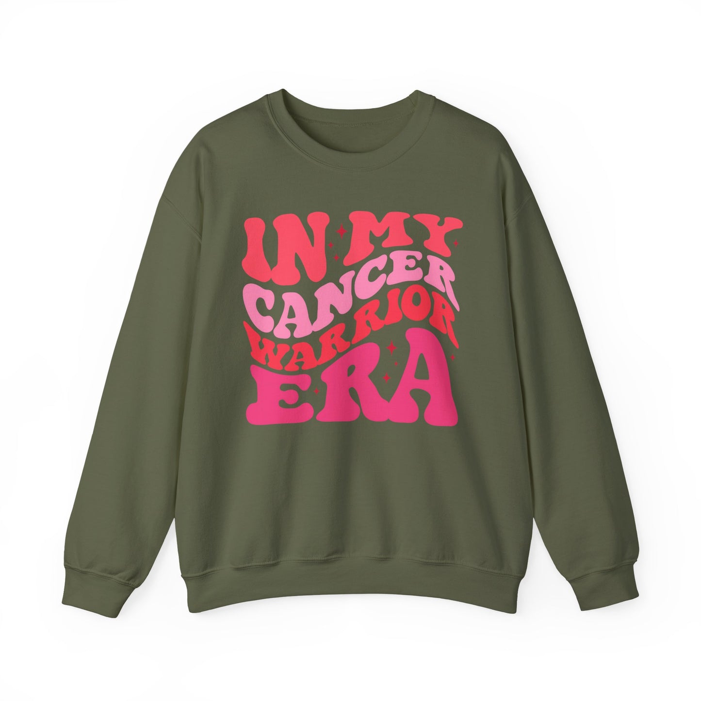 🌟🎀 In My Cancer Warrior Era Sweatshirt – Retro Breast Cancer Awareness Crewneck