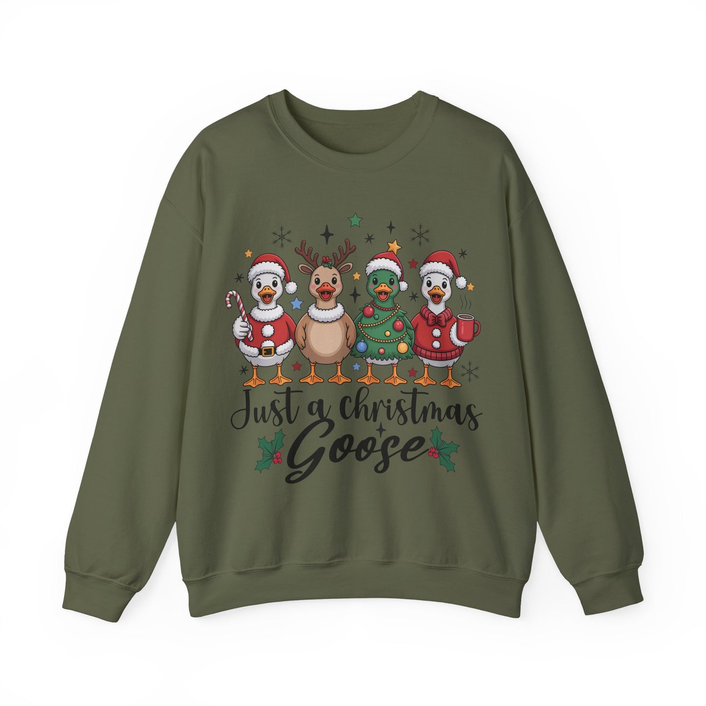 🎄🦆 Christmas Ducks Sweatshirt – Funny Holiday Farm Animal Crewneck 🎁