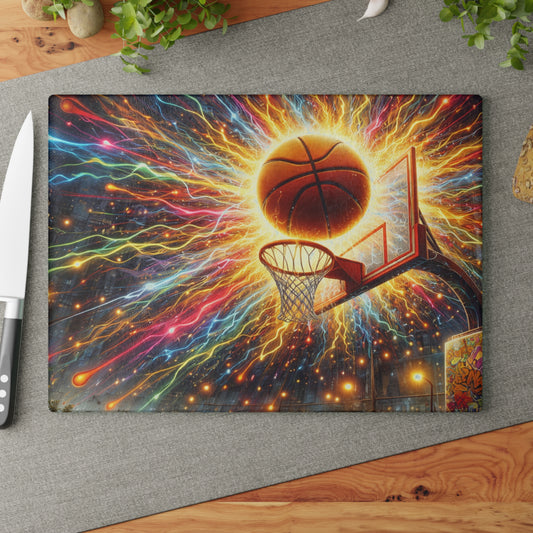 Basketball Explosion Cutting Board – Slam Dunk Style for Your Kitchen