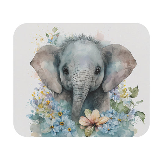Alfombrilla de ratón con diseño de elefante majestuoso: accesorio de escritorio duradero y elegante