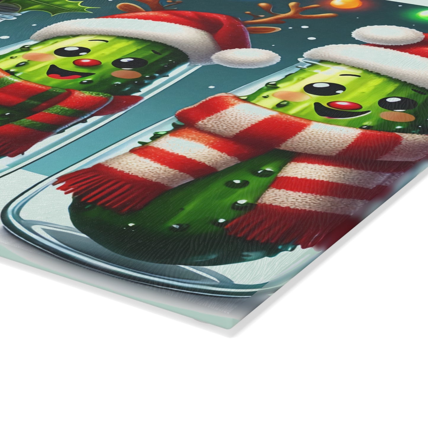 🥒🎄 Christmas Pickles Cutting Board – Holiday Cheer with a Crunchy Twist ✨🍴