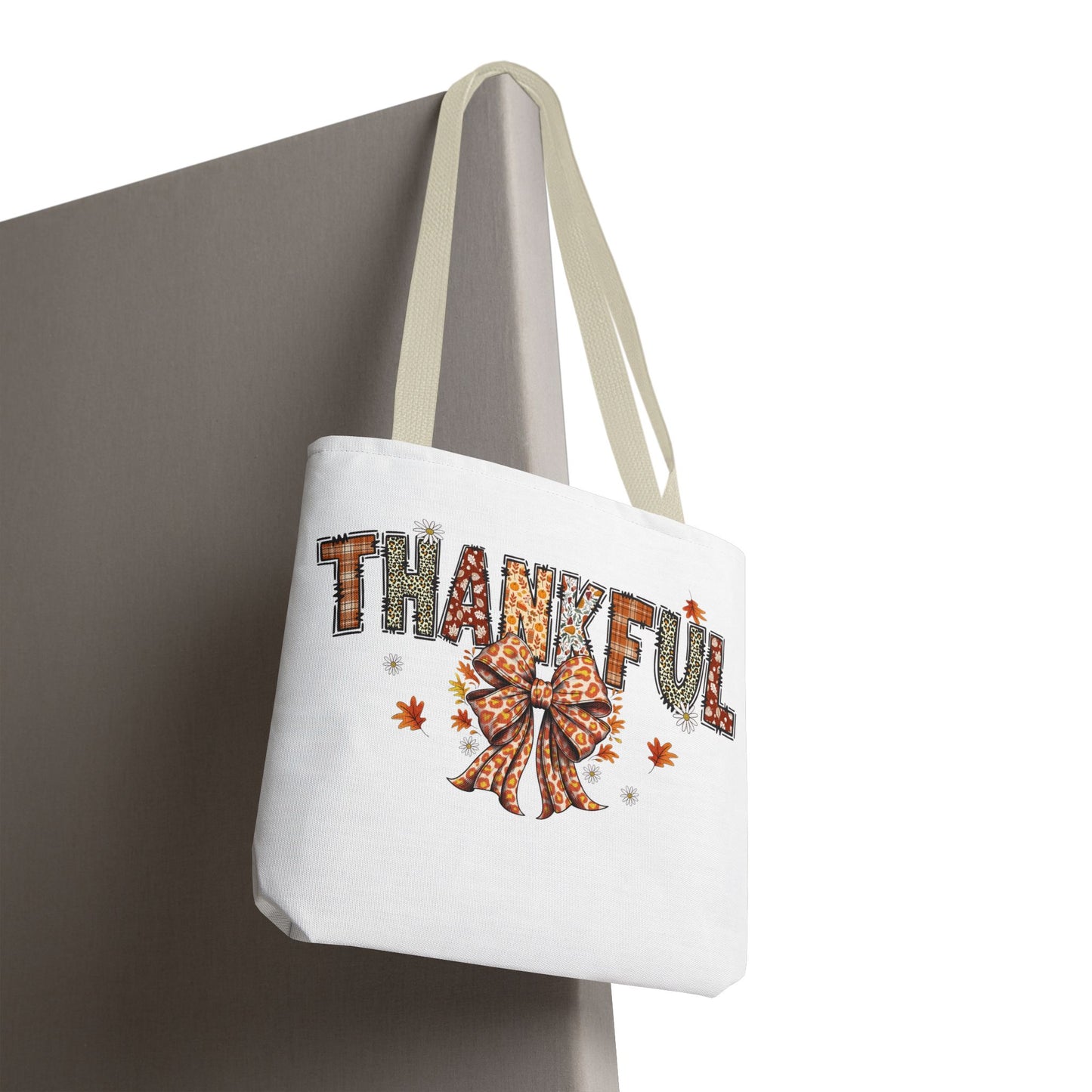 🧡 Thankful Tote Bag – Leopard Prints & Autumn Vibes in One Cozy Carryall 🍁