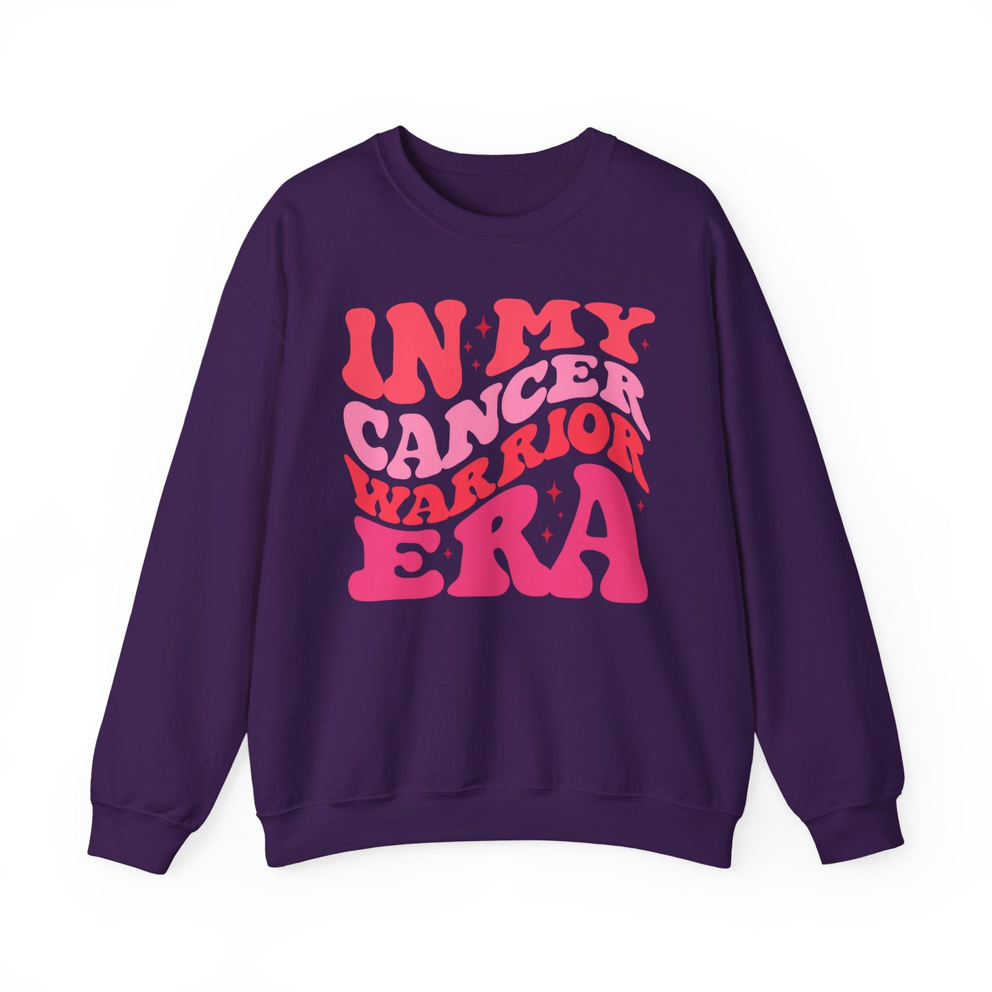🌟🎀 In My Cancer Warrior Era Sweatshirt – Retro Breast Cancer Awareness Crewneck